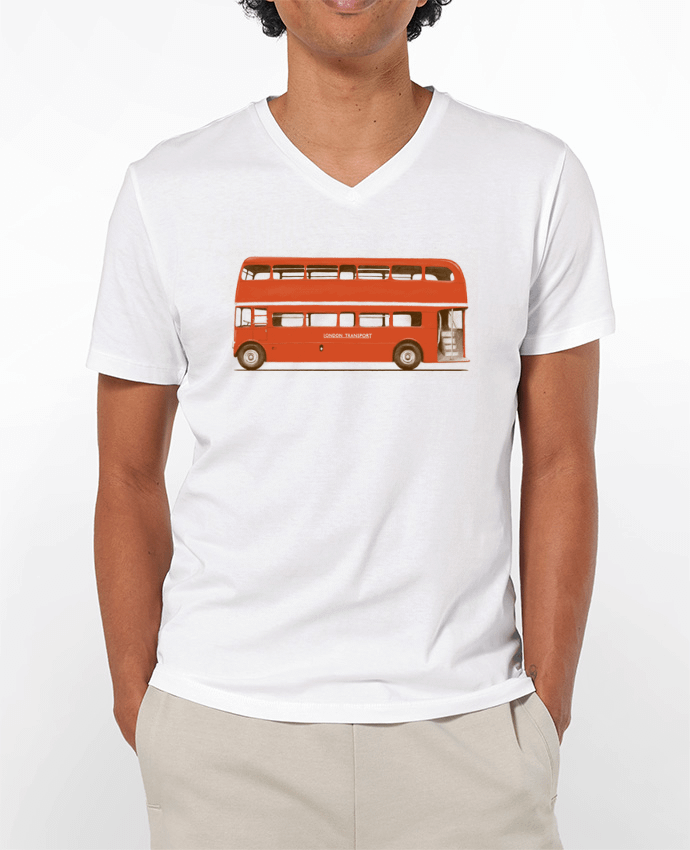 T-shirt homme Red London Bus par Florent Bodart