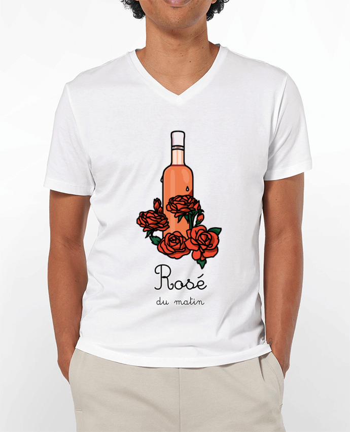 T-shirt homme Rosé du matin par tattooanshort