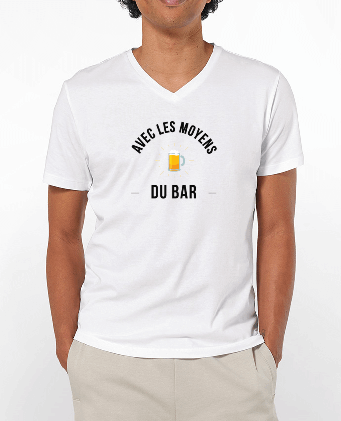 T-shirt homme Avec les moyens du bar par Ruuud