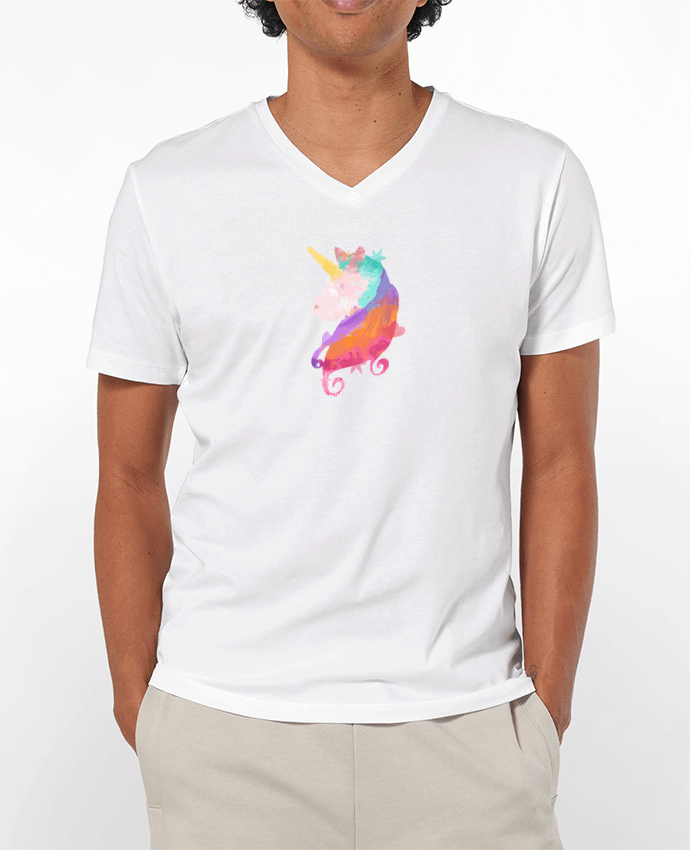 T-shirt homme Watercolor Unicorn par PinkGlitter