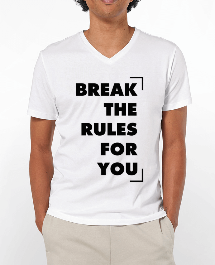 T-shirt homme Break the rules for you par tunetoo