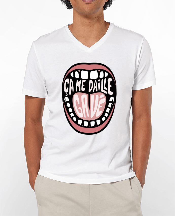 T-shirt homme ça me daille gavé bouche par tunetoo
