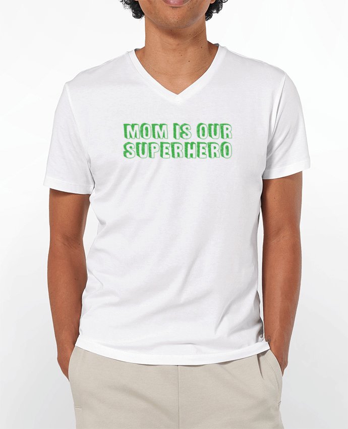 T-shirt homme Mom is our superhero par tunetoo