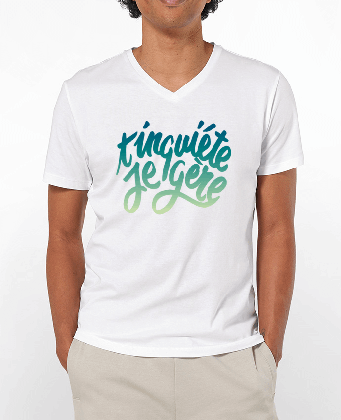 T-shirt homme T'inquiète je gère par Promis
