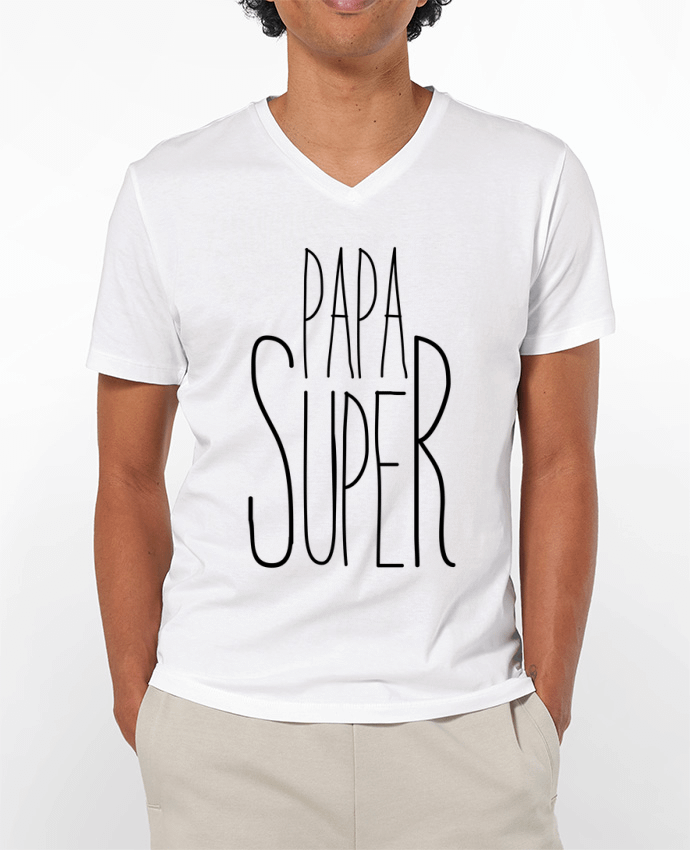 T-shirt homme Papa Super par tunetoo