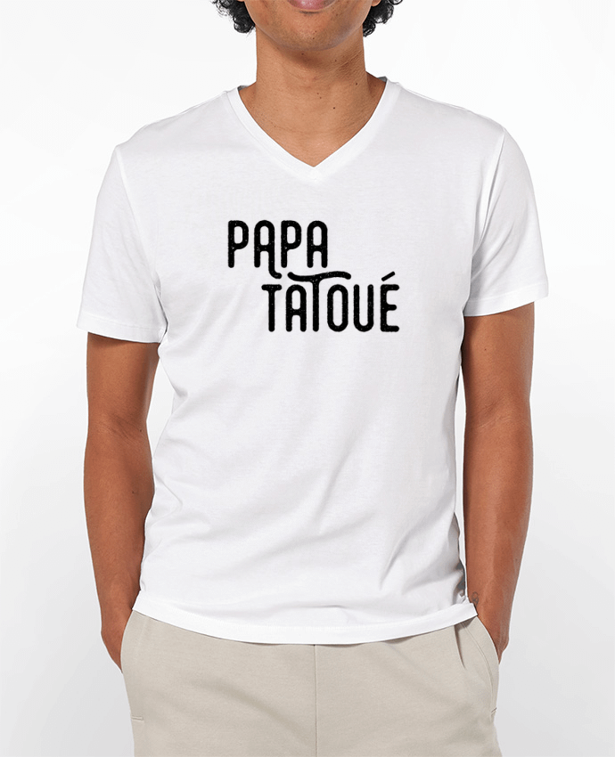 T-shirt homme Papa Tatoué par tunetoo