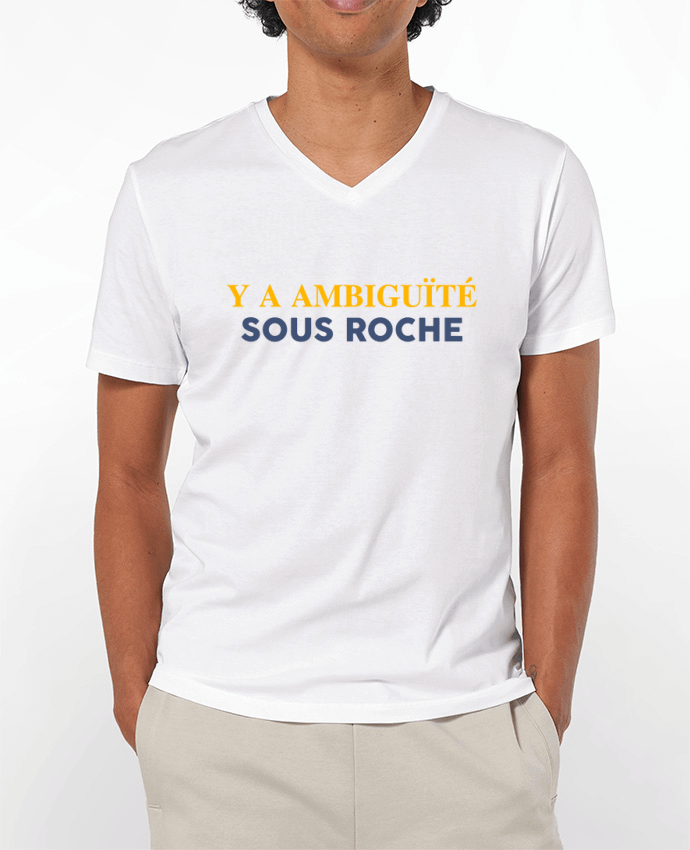 T-shirt homme Y'a ambiguïté sous roche par tunetoo