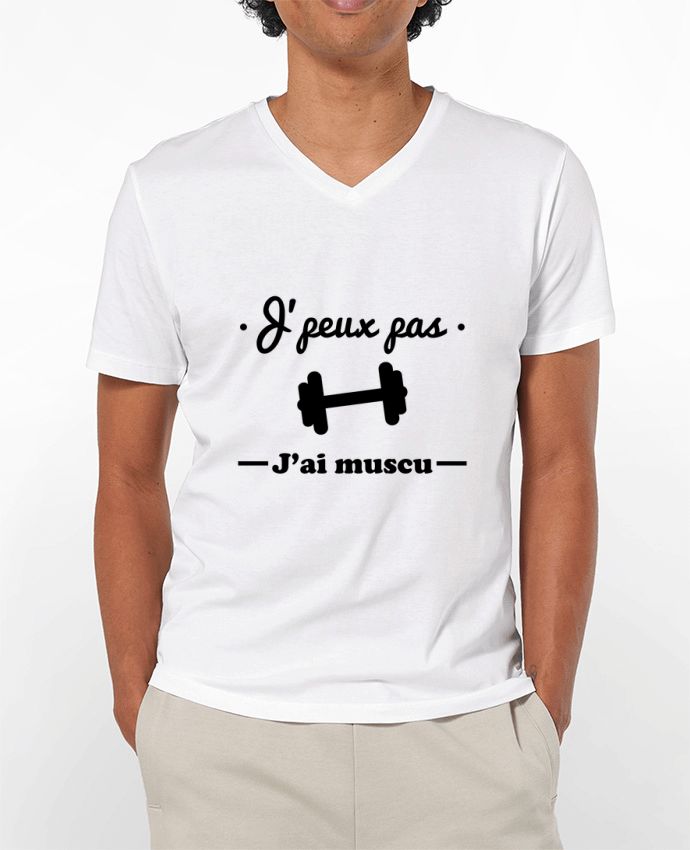 T-shirt homme J'peux pas j'ai muscu, musculation par Benichan
