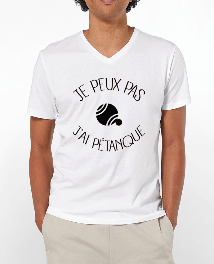 T-shirt homme Je peux pas j'ai Pétanque par Freeyourshirt.com
