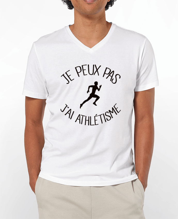 T-shirt homme Je peux pas j'ai Athlétisme par Freeyourshirt.com