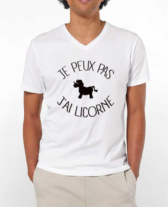 T-shirt homme Je peux pas j'ai licorne par Freeyourshirt.com