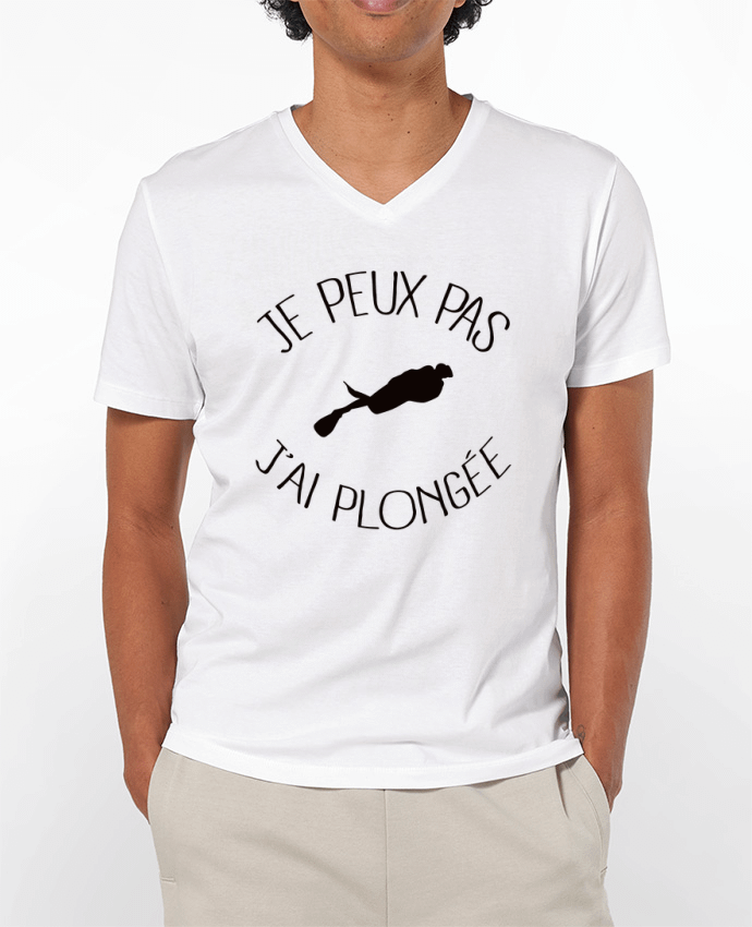 T-shirt homme Je peux pas j'ai plongée par Freeyourshirt.com