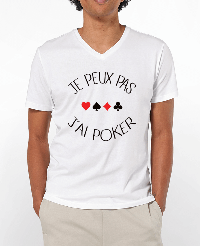 T-shirt homme Je peux pas j'ai Poker par Freeyourshirt.com
