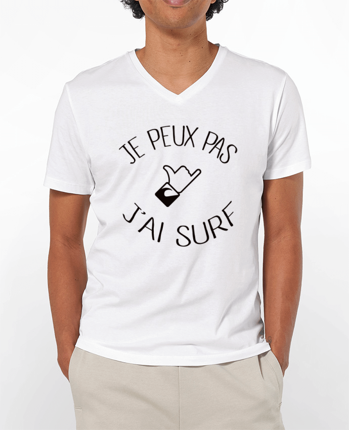 T-shirt homme Je peux pas j'ai surf par Freeyourshirt.com