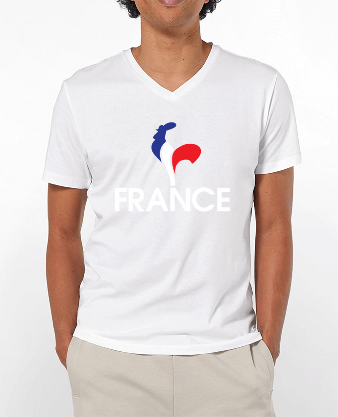 T-shirt homme France et Coq par Freeyourshirt.com