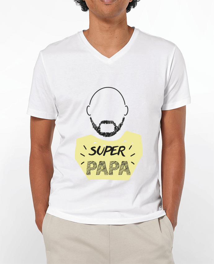T-shirt homme SUPER PAPA / LOVELY DAD par IDÉ'IN