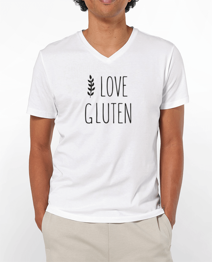 T-shirt homme I love gluten by Ruuud par Ruuud