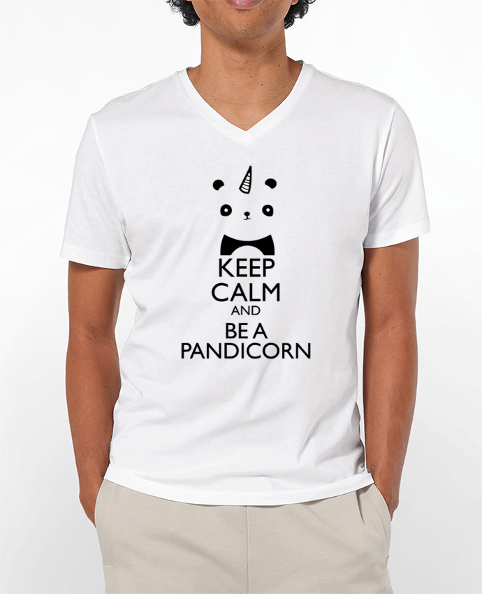 T-shirt homme keep calm and be a Pandicorn par tunetoo