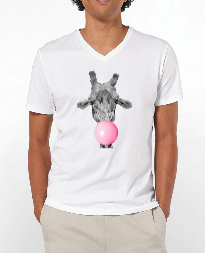 T-shirt homme Girafe bulle par justsayin