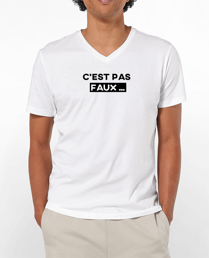T-shirt homme C'est pas faux ... par tunetoo