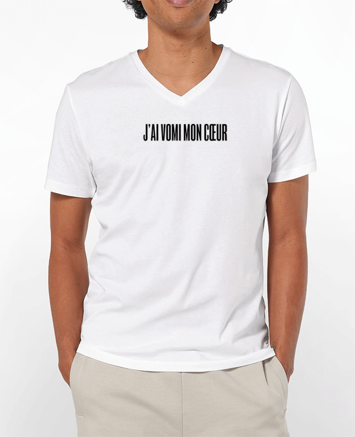 T-shirt homme J'ai vomi mon coeur par tunetoo