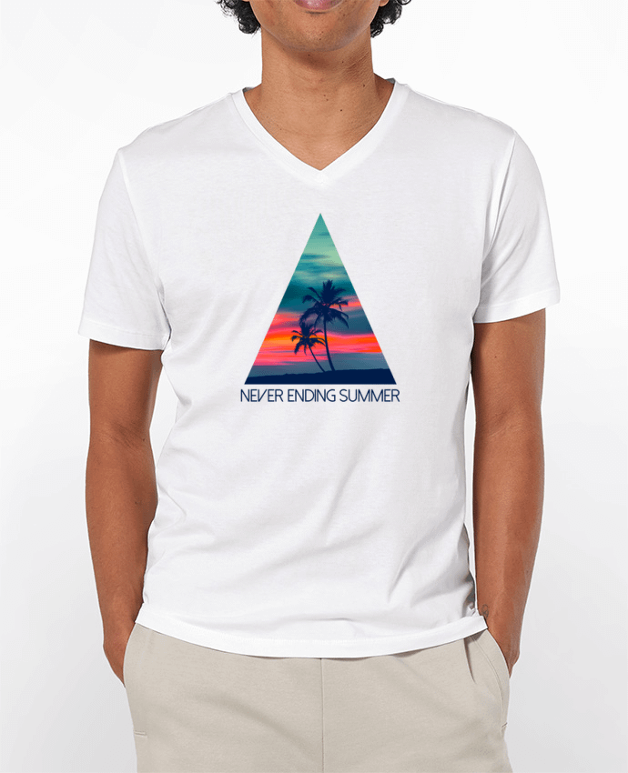 T-shirt homme Never ending summer par justsayin