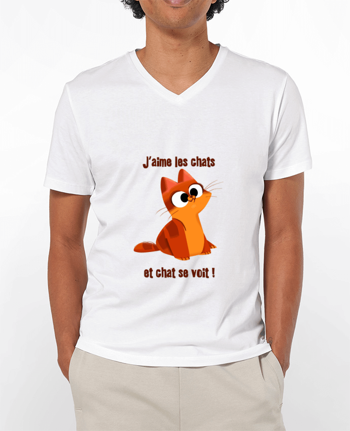 T-shirt homme Chaton par emotionstudio