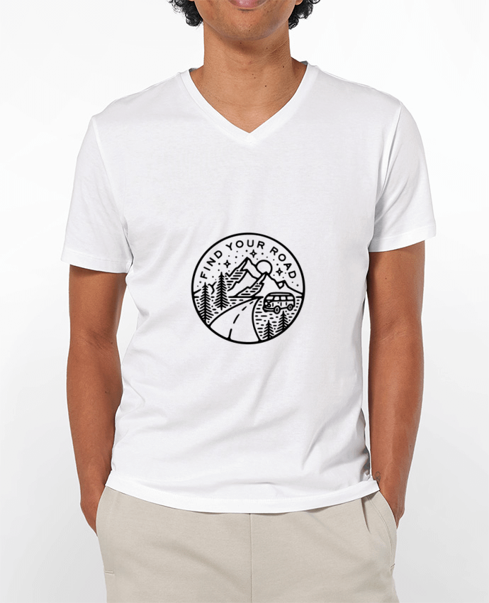 T-shirt homme FIND YOUR ROAD par Likagraphe