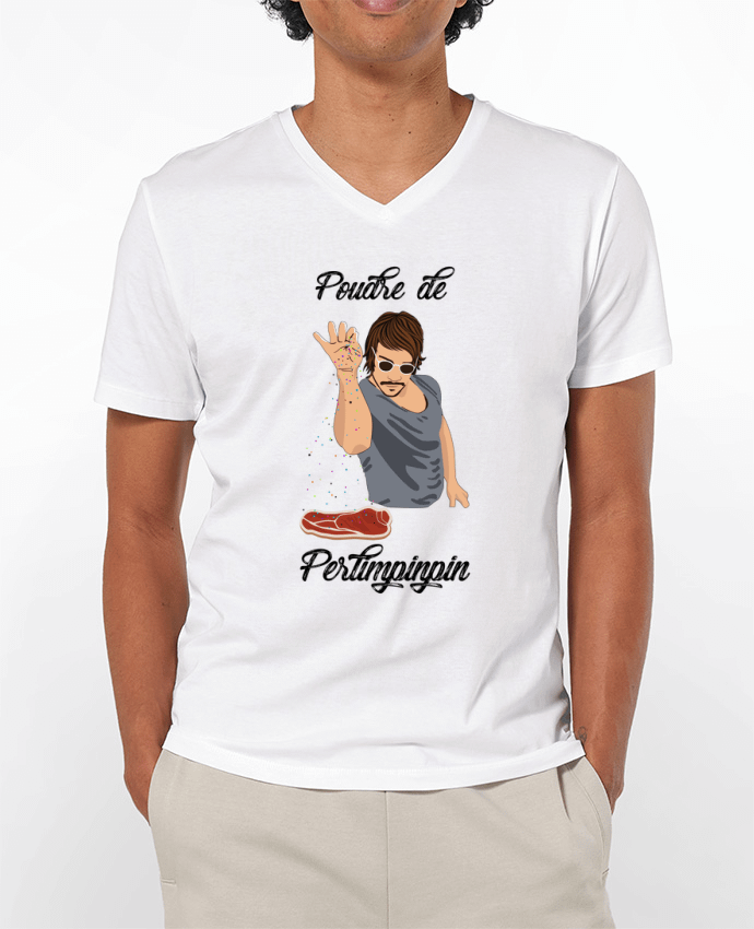 T-shirt homme Poudre de Perlimpinpin VS Salt Bae par tunetoo