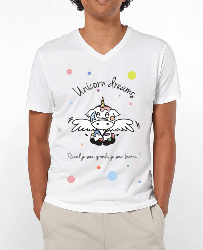 T-shirt homme Unicorn Dreams - Little cow par 
