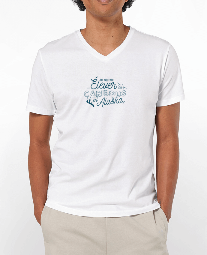 T-shirt homme Tout plaquer pour élever des caribous en Alaska par AkenGraphics