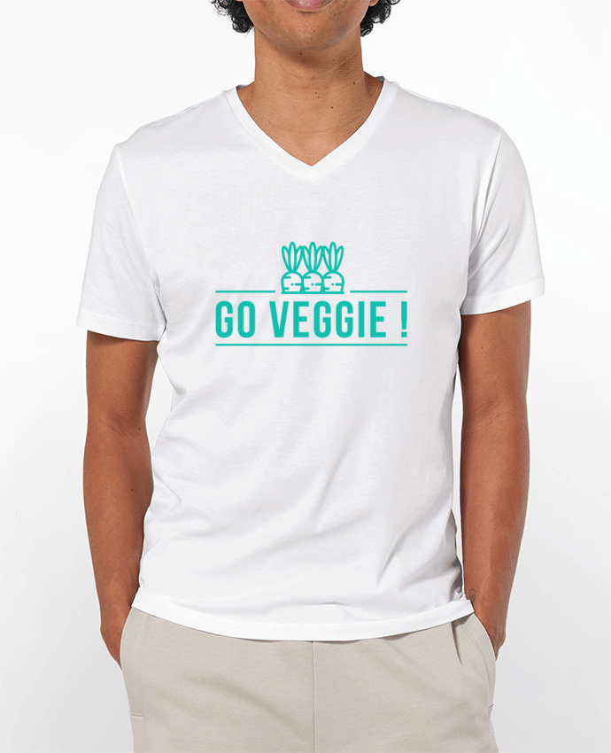 T-shirt homme Go veggie ! par Folie douce