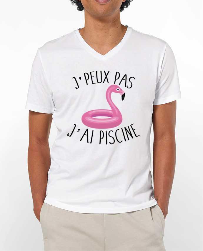 T-shirt homme Je peux pas j'ai piscine par FRENCHUP-MAYO