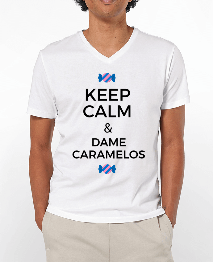 T-shirt homme Keep Calm and Dame Caramelos par tunetoo