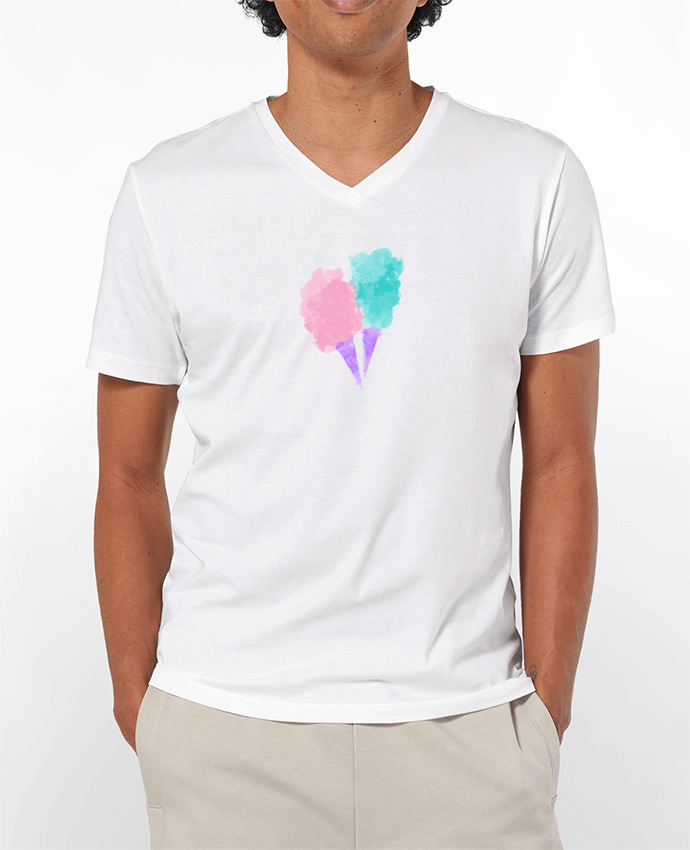 T-shirt homme Watercolor Cotton Candy par PinkGlitter