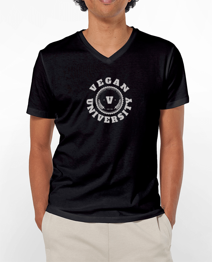 T-shirt homme Vegan University par Les Caprices de Filles