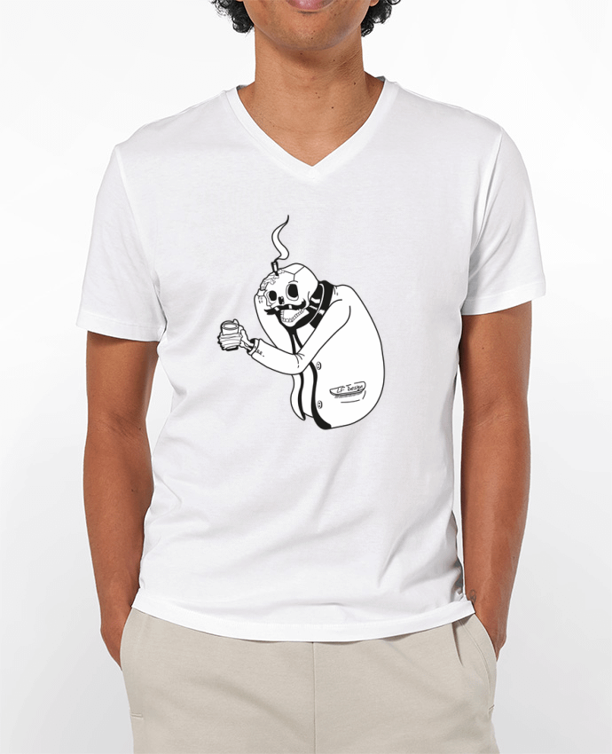 T-shirt homme Tête de mort par LF Design