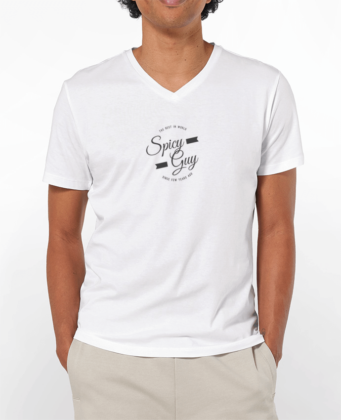 T-Shirt V-Neck Men 180g Spicy guy by Les Caprices de Filles