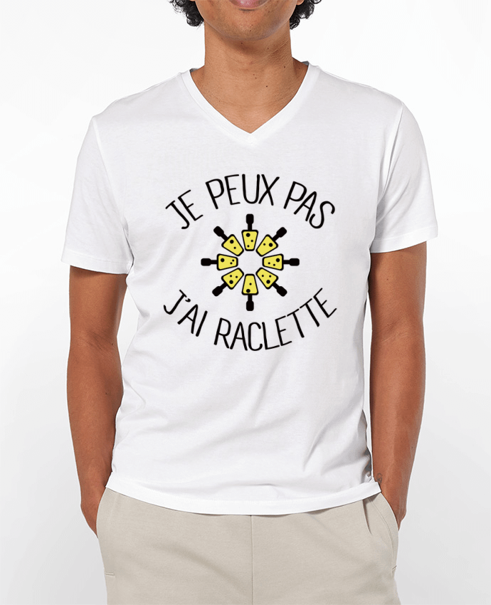 T-shirt homme Je peux pas j'ai Raclette par Freeyourshirt.com