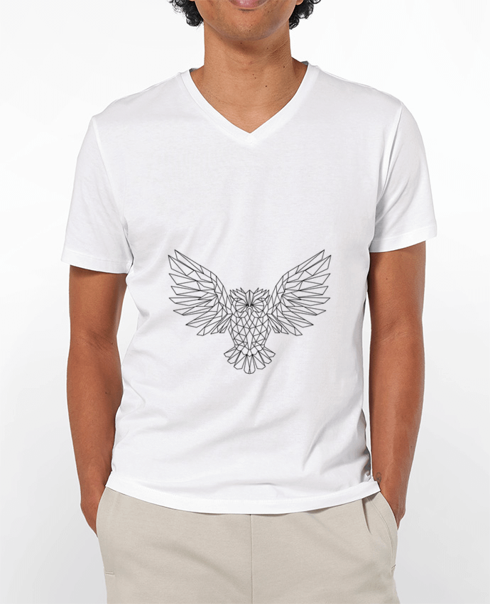 T-shirt homme Geometric Owl par Arielle Plnd