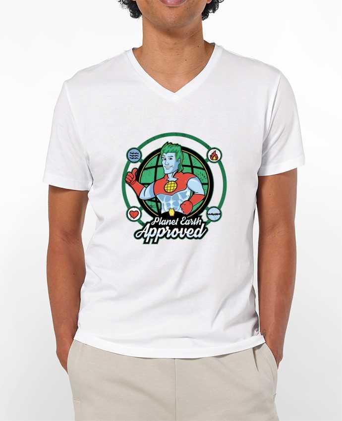 T-shirt homme Planet Earth Approved par Kempo24