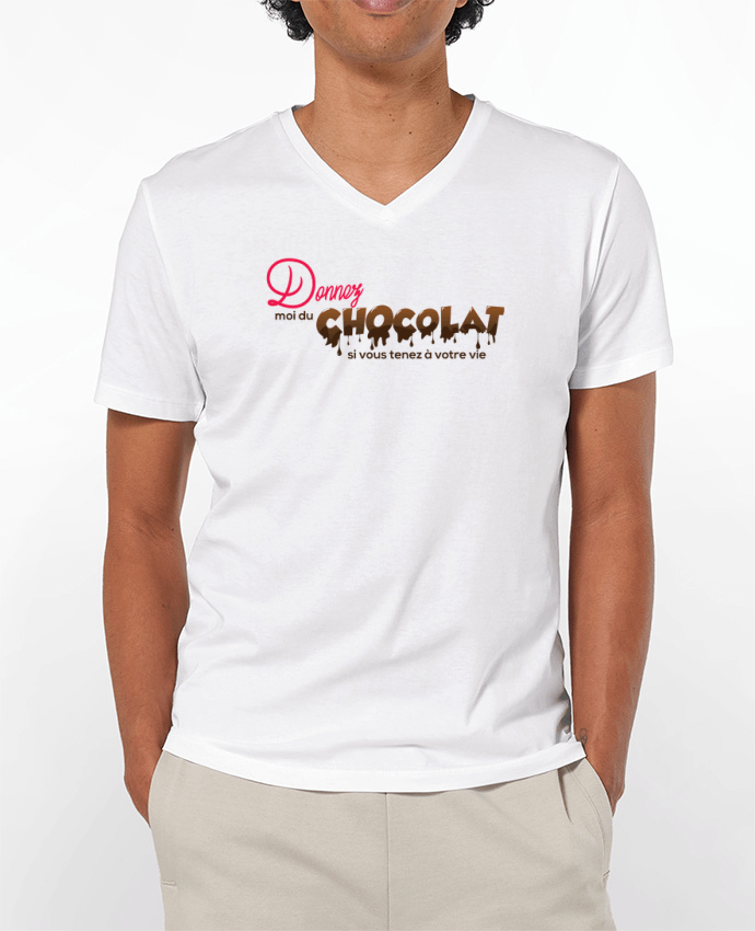 T-shirt homme Donnez moi du chocolat !! par tunetoo