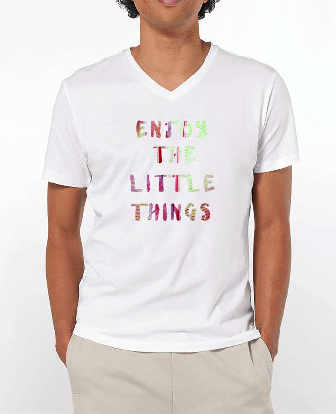 T-shirt homme Enjoy the little things par Les Caprices de Filles