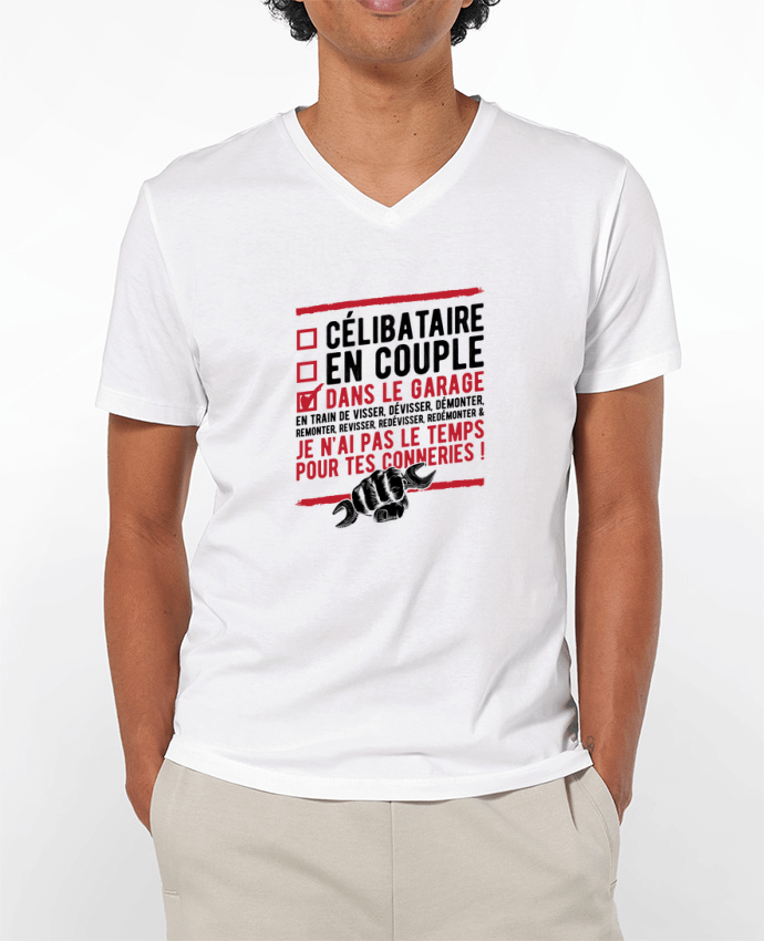 T-shirt homme Dans le garage humour par Original t-shirt