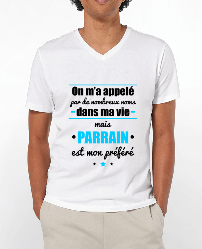 T-shirt homme On m'a appelé par de nombreux noms dans ma vie mais parrain est mon préféré par Benic