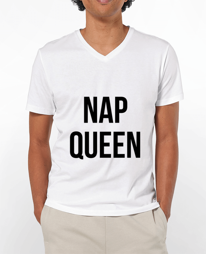 T-Shirt V-Neck Men 180g Nap queen by Bichette