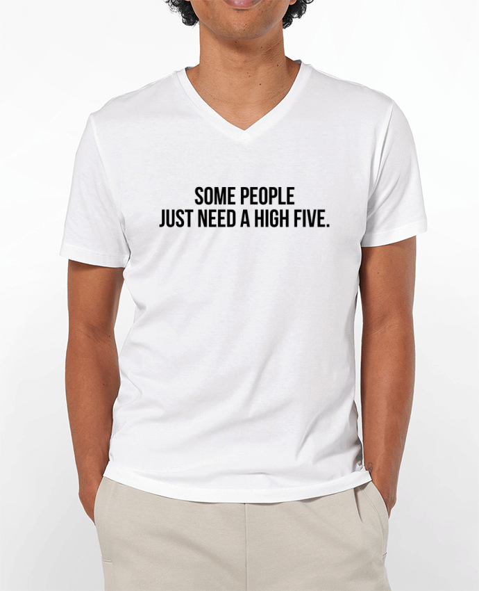 T-shirt homme Some people just need a high five. par Bichette