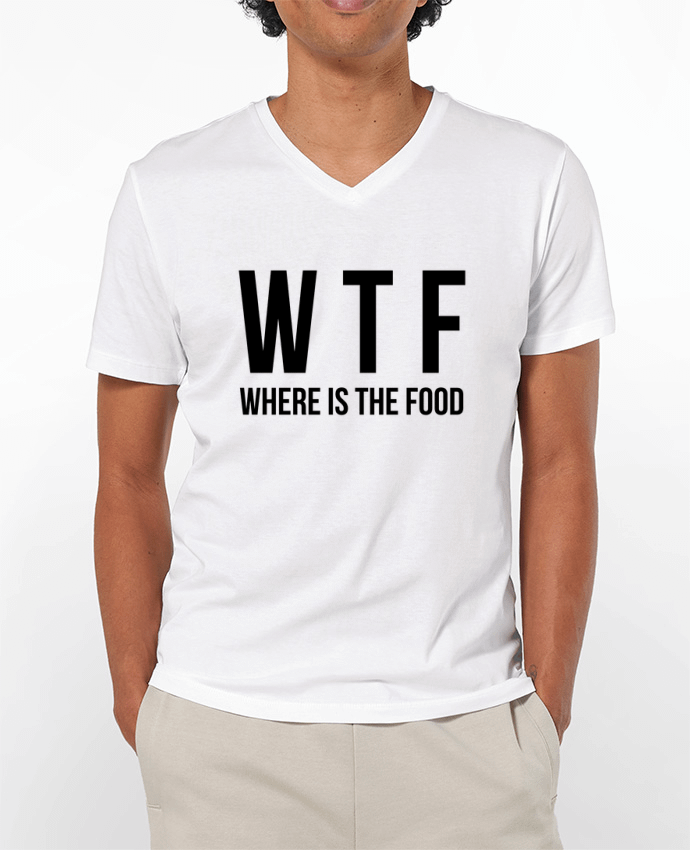 T-shirt homme Where is The Food par Bichette