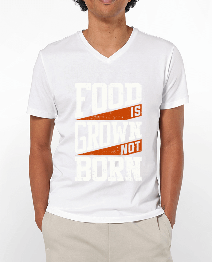 T-shirt homme Food is grown not born par Bichette