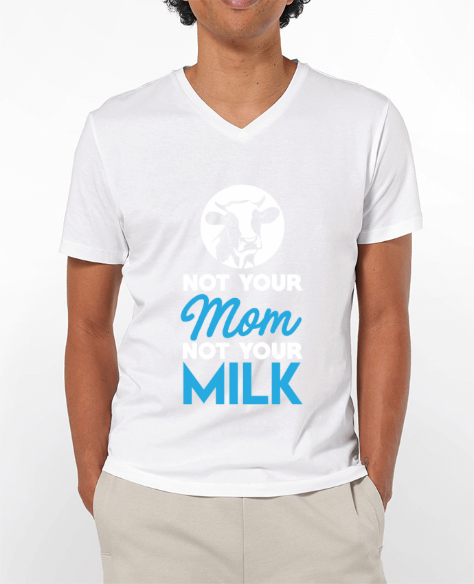 T-shirt homme Not your mom not your milk par Bichette